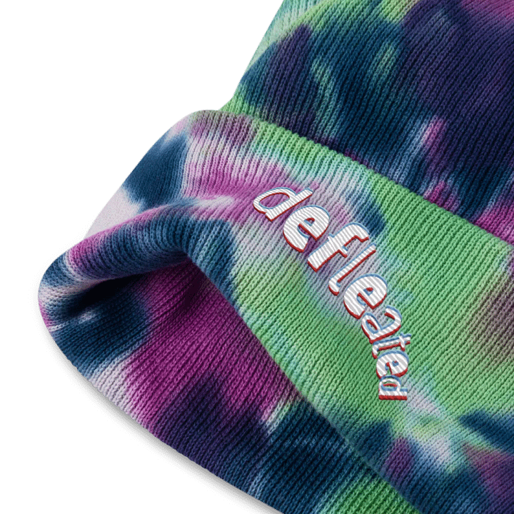 DEFLEATED tie-dye beanie product image (6)