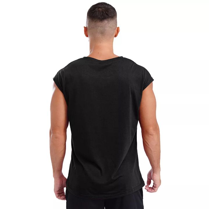 Mens Casual Sleeveless Round Neck T-Shirt Solid Color Vest Muscle Tank Tops product image (2)