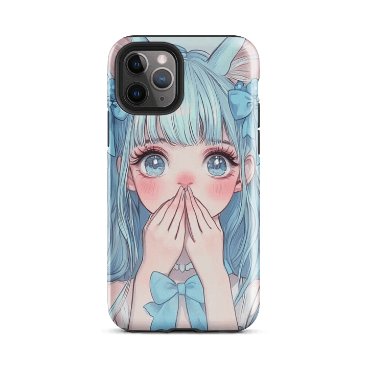Kawaii Blue Bow GRL iPhone® Tough Case product image (25)