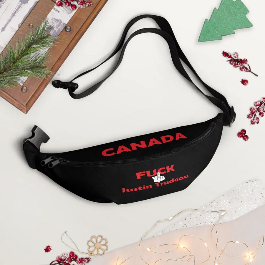 FUCK Justin Trudeau Fanny pack product image (12)