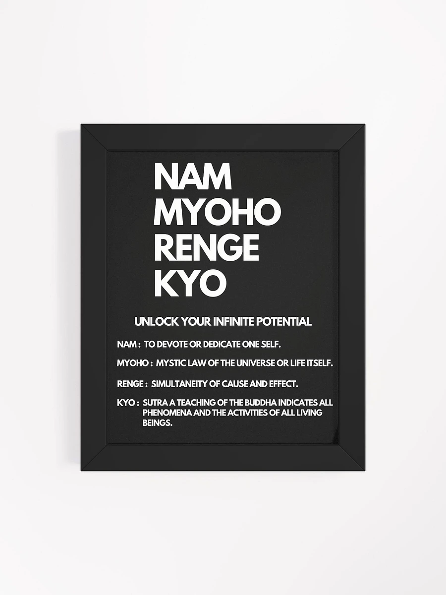 Wall Art Nam-Myoho-Renge-Kyo with Its meaning product image (47)