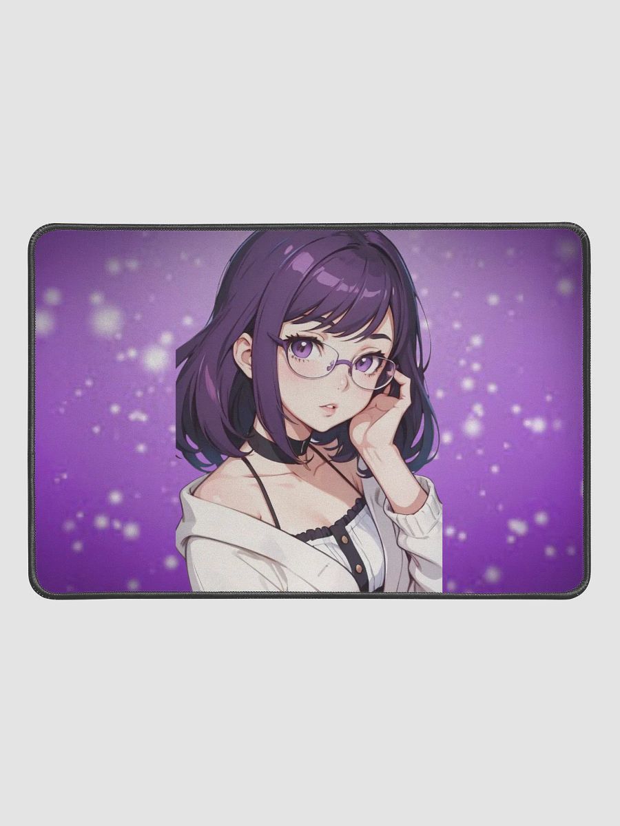 (Purple WAIFU) K Desk Mat 12" x 18" product image (1)