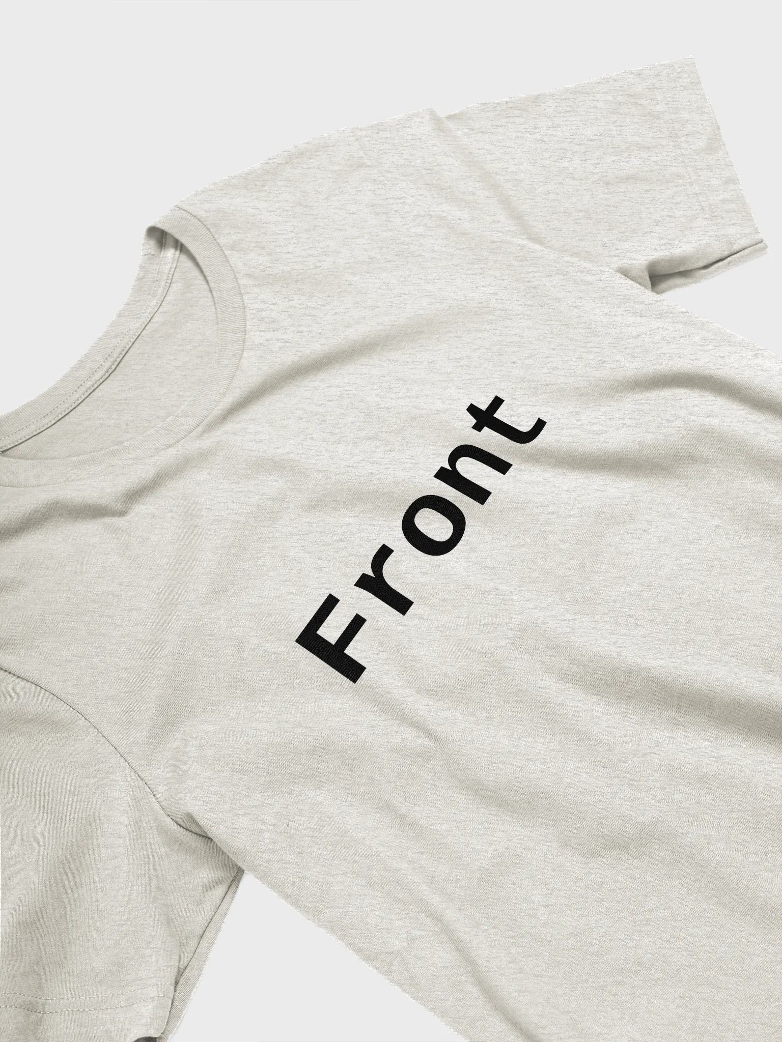 Front Back Simple Tee - Correct - Light Color product image (31)