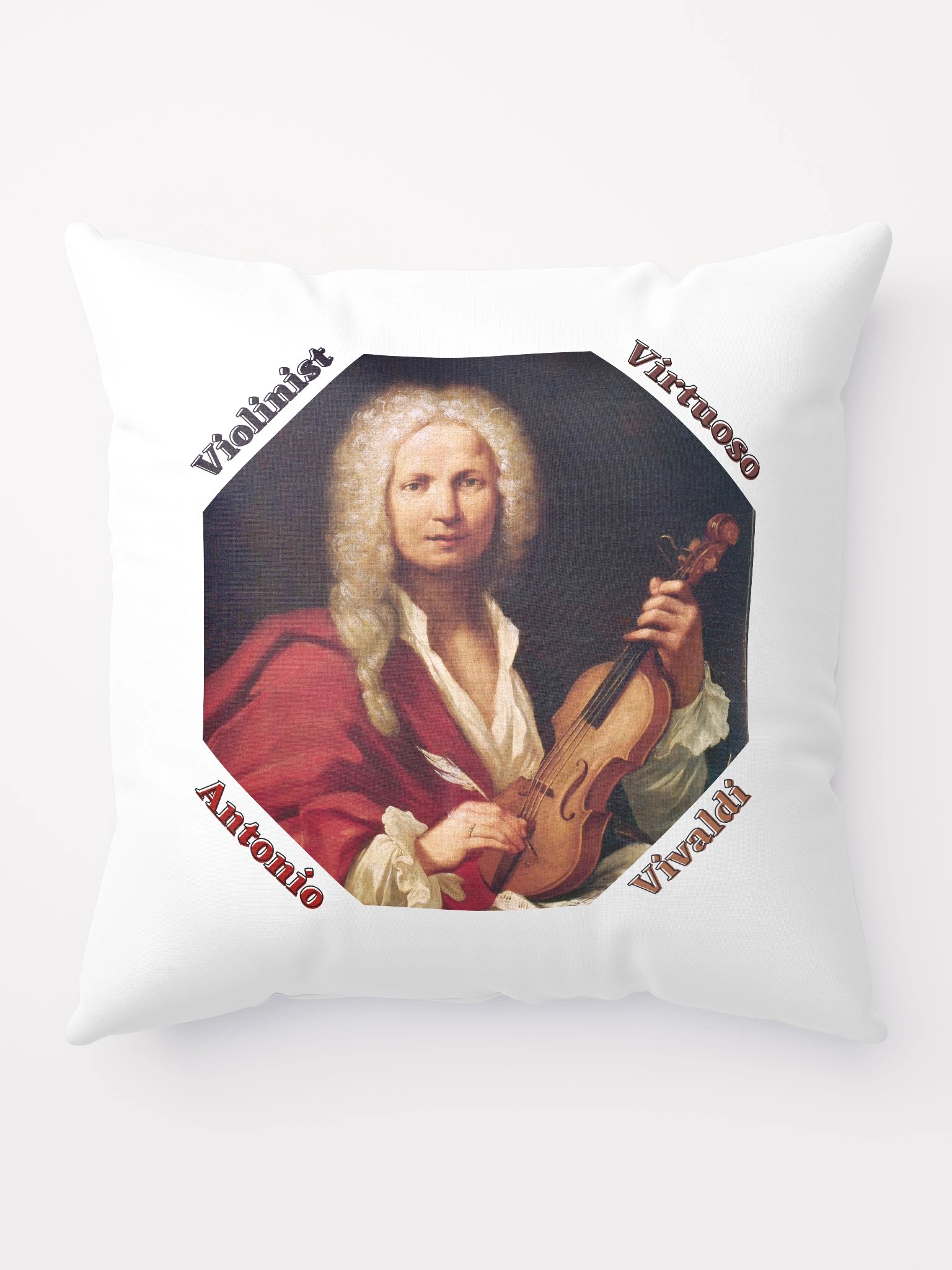 Antonio Vivaldi - Violinist Virtuoso | Pillow product image (1)