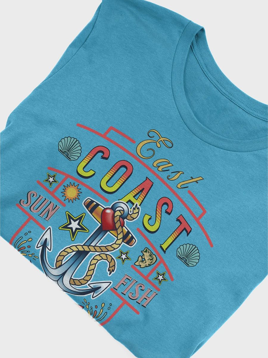 East Coast Life Nautical Vibes Unisex T-Shirt product image (3)