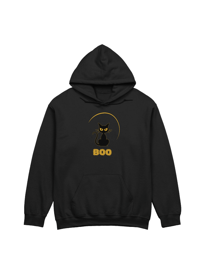 BOO: Moonlit Black Kitty - HOODIE product image (1)