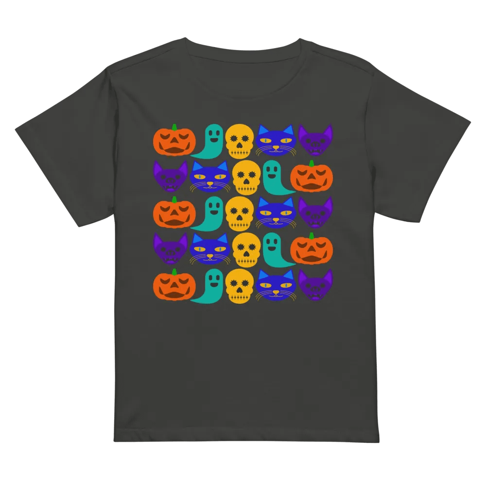 Halloween Pattern Women's High-Waisted Tee product image (33)