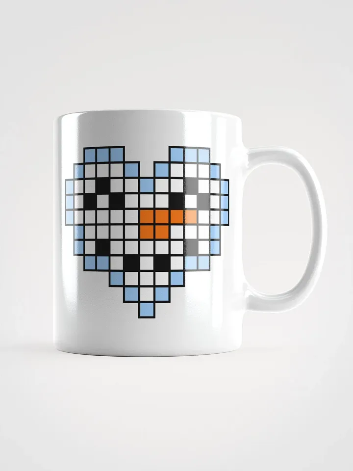 Snowman Heart White Glossy Mug product image (2)