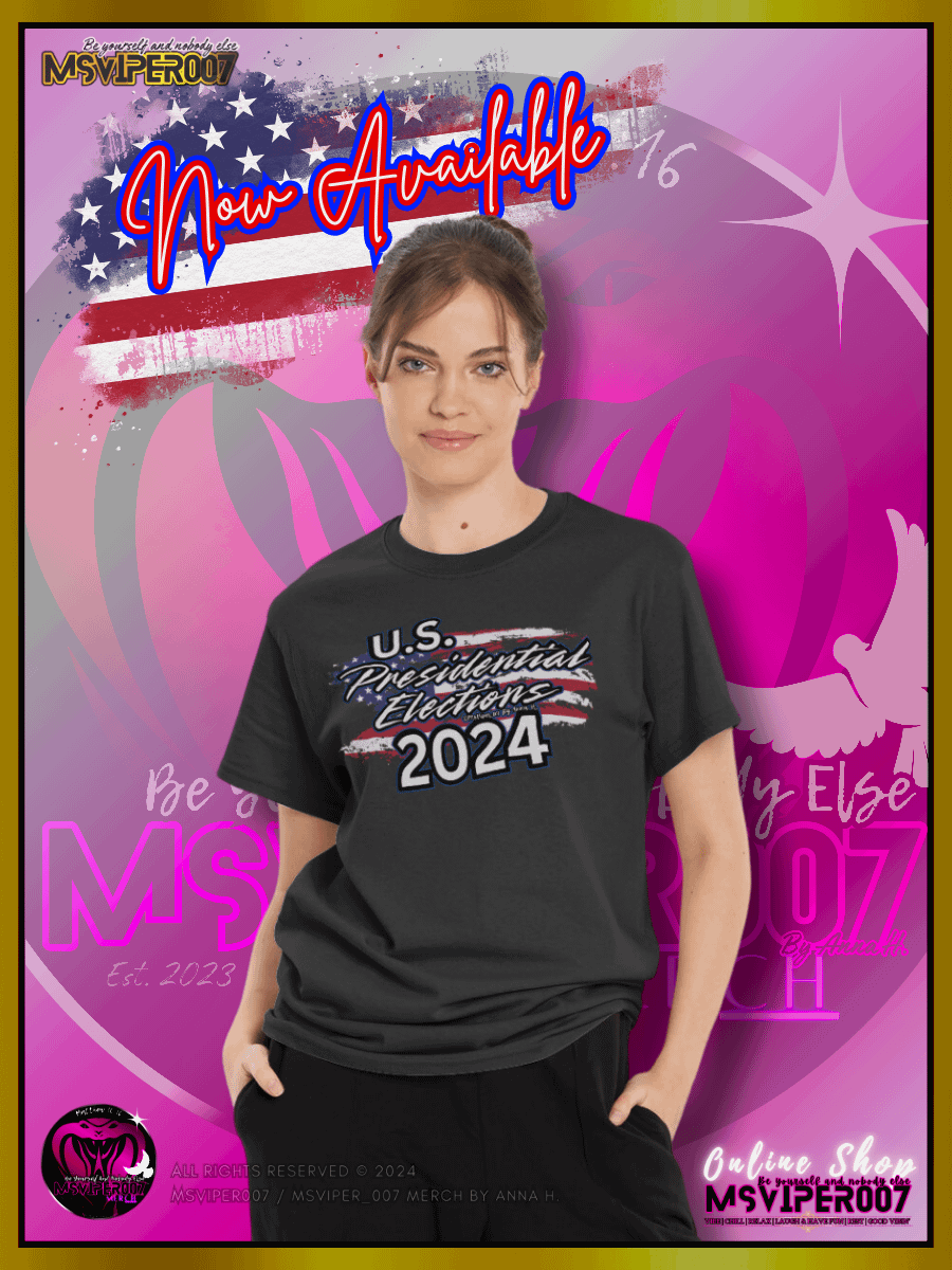 T-Shirt - MsViper007's "2024 U.S. Elections" - Patriotic T-Shirts By Anna H. product image (5)