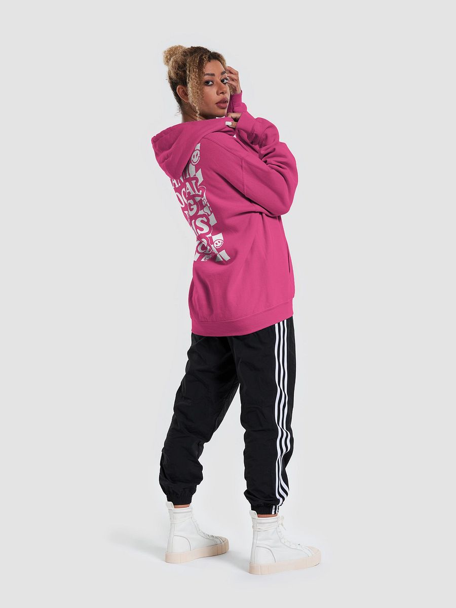 Anti Social Dog Moms Club Retro Checkerboard Hooded Sweatshirt | Funny Introvert Checkered Hoodie for Dog Moms product image (10)