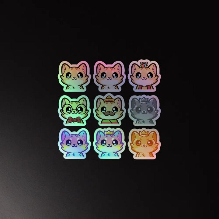 Toti Badges Hologram Stickers product image (2)