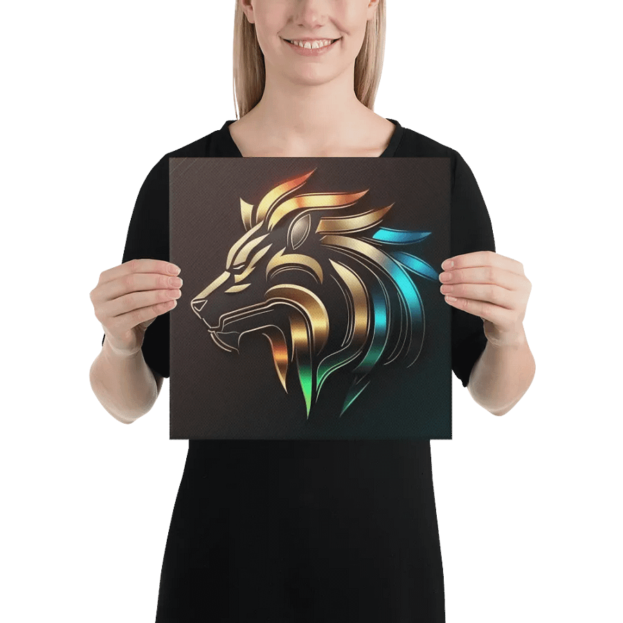Lion logo canvas product image (7)