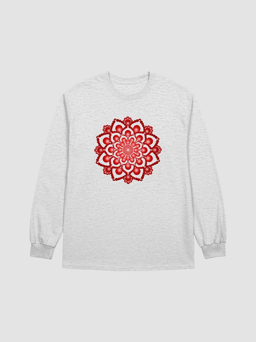 Red Dot Mandala Long Sleeve T-Shirt product image (7)