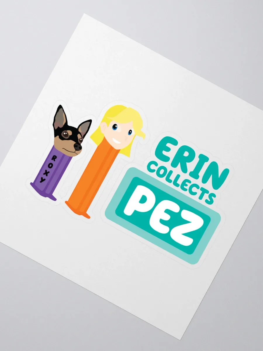 Roxy & Erin Collects PEZ Sticker product image (2)