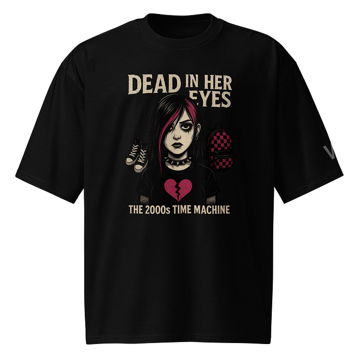 Elder Emo x Dead In Her Eyes 00's Oversized T-Shirt product image (1)