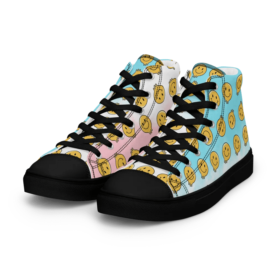 Make me smile - Women's High Top Canvas Shoes product image (6)