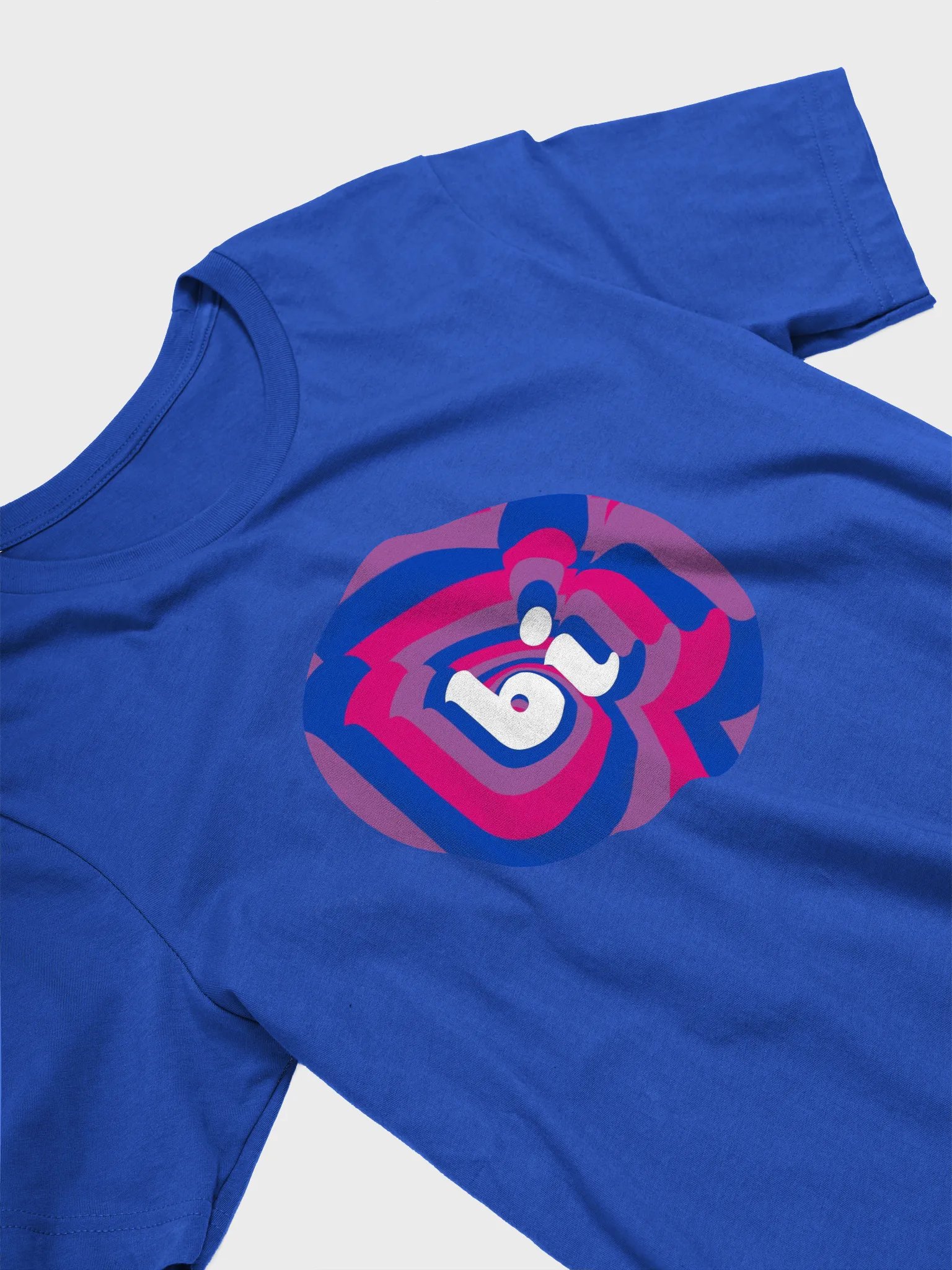 swirly bisexual t-shirt product image (3)