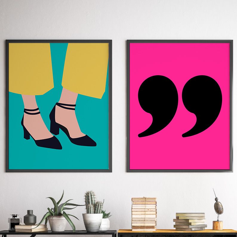 Rock The Moment Retro Gallery Wall Set of 6 DIGITAL Prints product image (7)