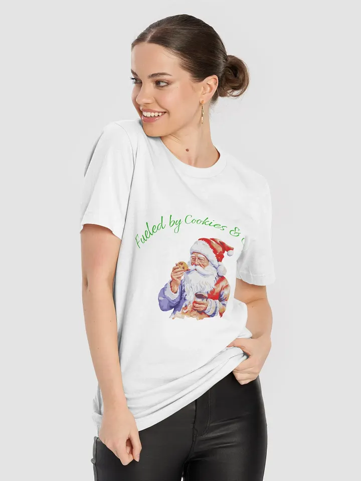 Santa Loves Coffee Christmas T-Shirt product image (21)