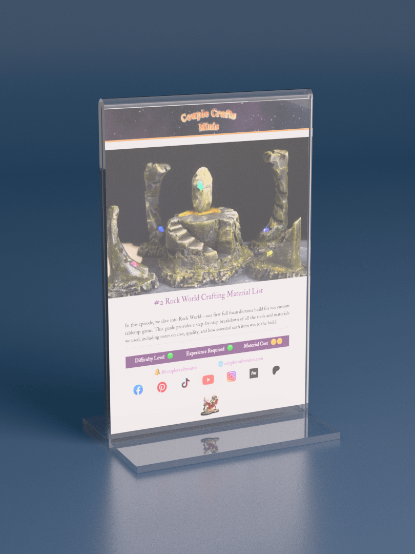 Material Guide: Foam Rock Diorama Build (Ep 02) product image (1)