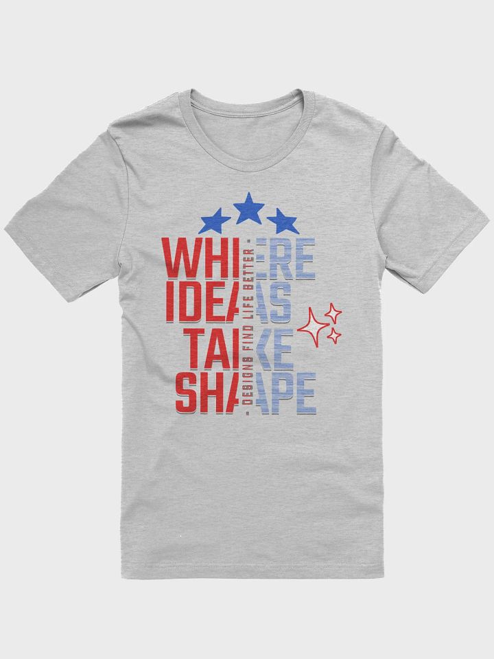 Where Ideas Take Shape design -Bella+Canvas Supersoft T-Shirt product image (1)