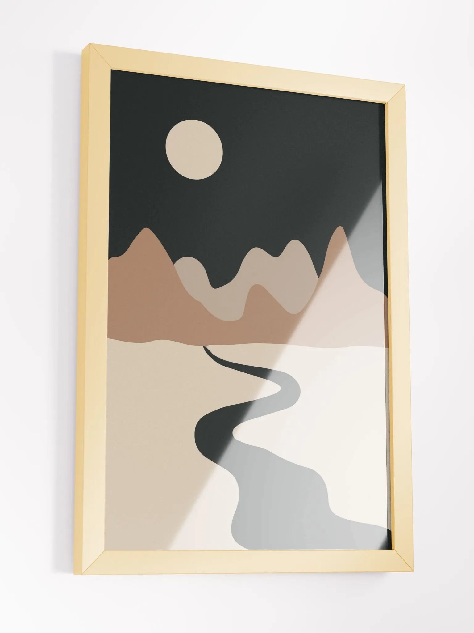 Ethereal Mountain Journey Framed Poster product image (17)