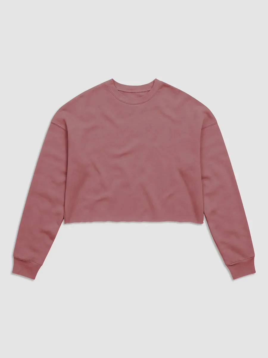 GAME ON warm fleece crop sweatshirt product image (2)