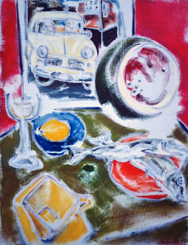 Copy of Still Life with Volvo 1987 print product image (1)