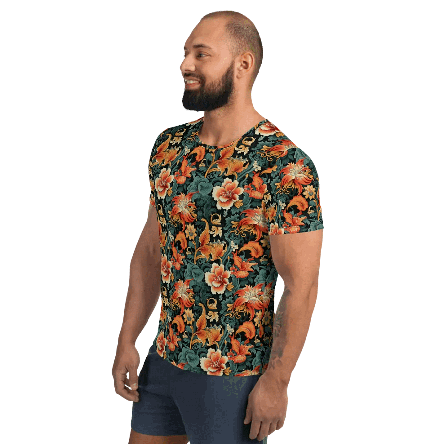 Sunset Flowers | Men´s Athletic T-Shirt product image (3)