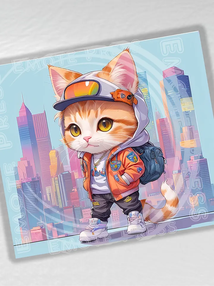 Cute City Kitty 20 oz Stainless Steel Tumbler - V2 product image (2)