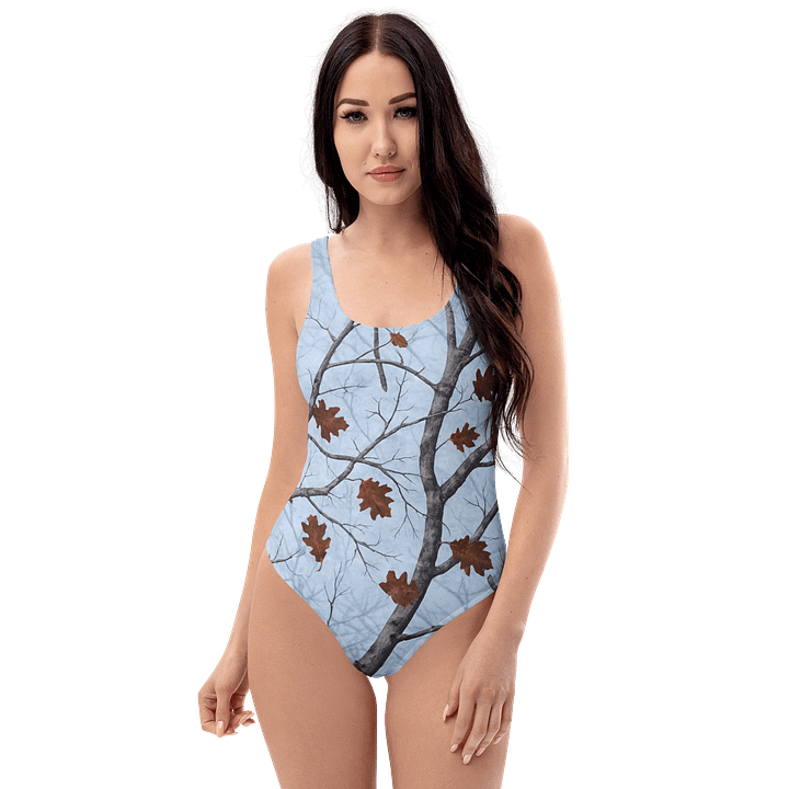 Satellite Society Carolina Camo One-Piece Swimsuit (Carolina Blue Sky) product image (1)
