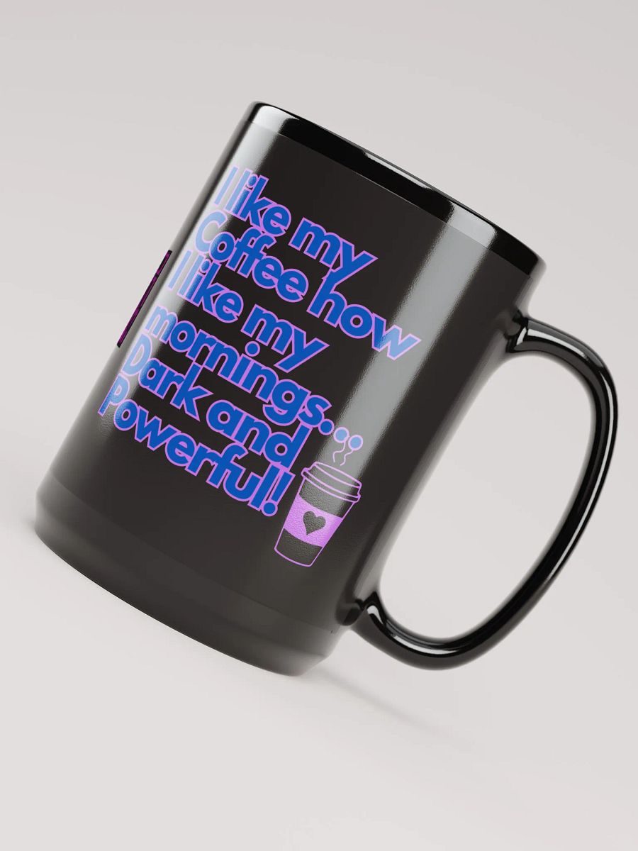 Cellar 8T Coffee - Powerful - Gloss Black Mug product image (4)