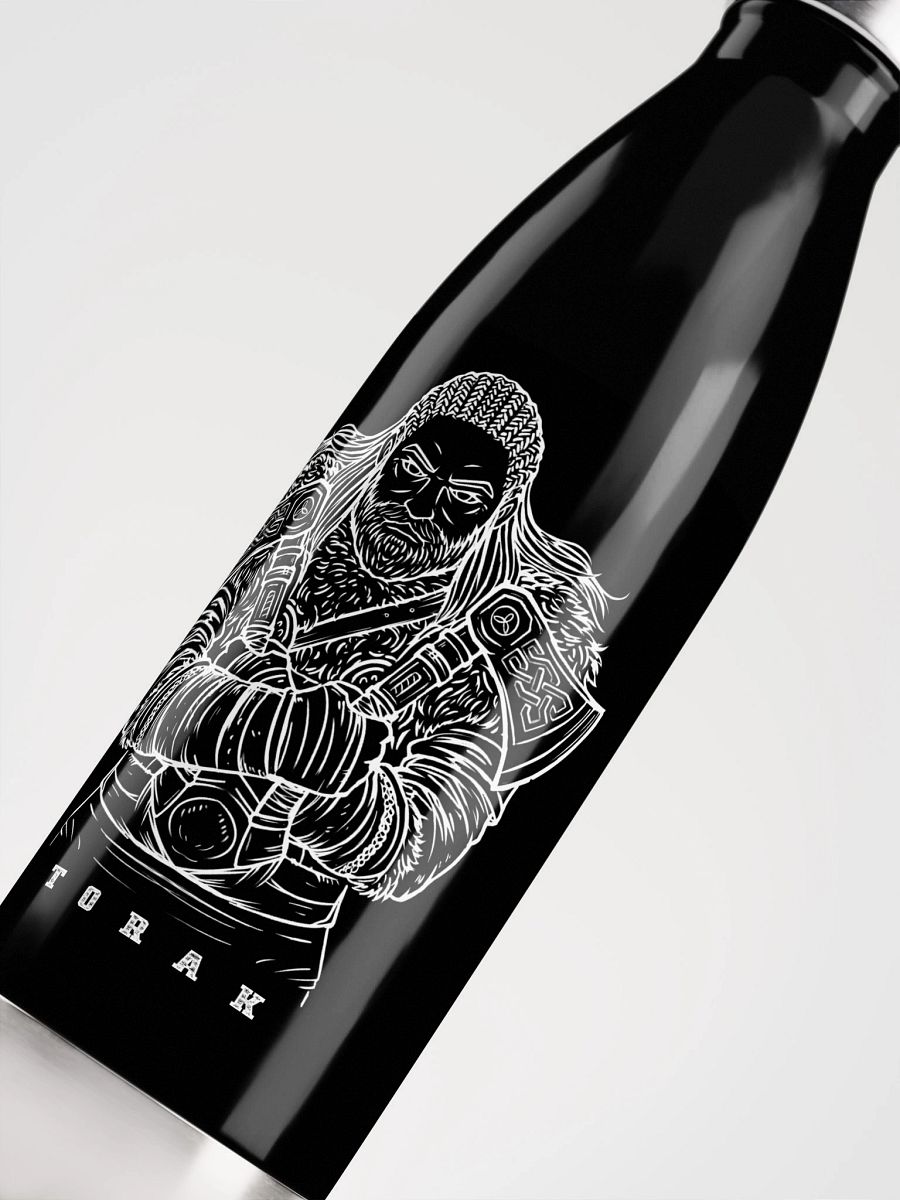 "White Character" Black Stainless Steel Water Bottle product image (5)