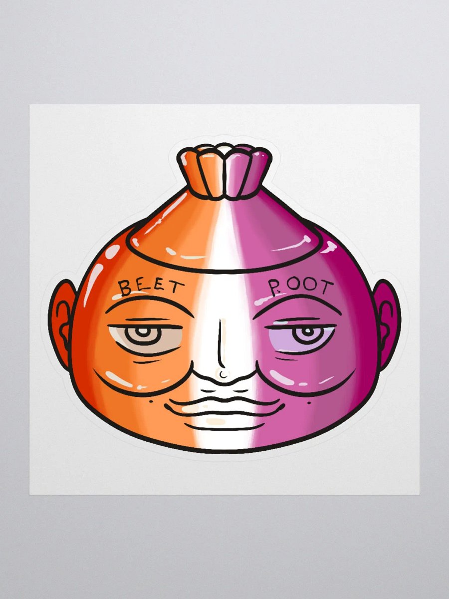 Lesbian Poot bubble free stickers product image (2)