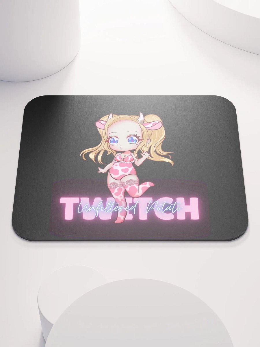 Chibi Cow-Printed Mouse Pad product image (1)