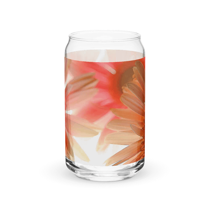 Flowers 2602 Can Shaped Glass product image (1)
