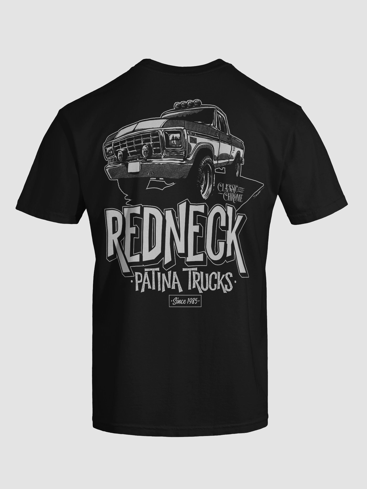 Classic N Chrome Front & Redneck back print product image (9)