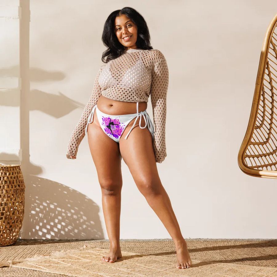 Born to Dance Her Silhouette String Bikini Bottoms product image (8)