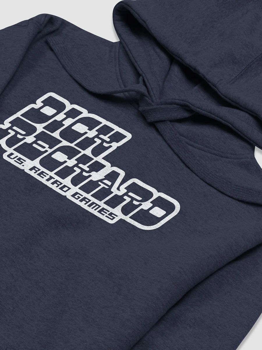 Dick Reckard vs Retro Games MonoWhite Logo Unisex Hoodie product image (3)