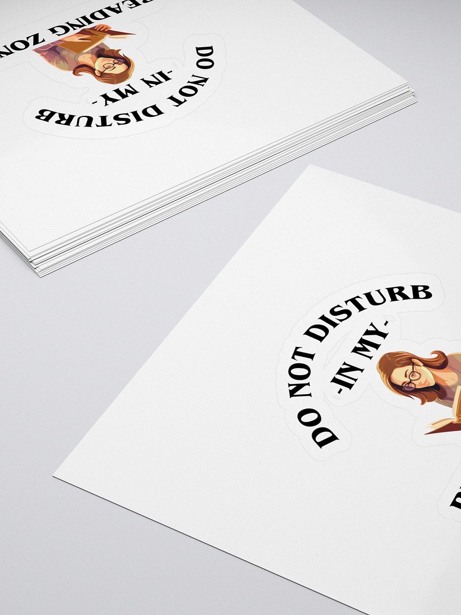 Do Not Disturb: My Reading Zone Sticker product image (4)