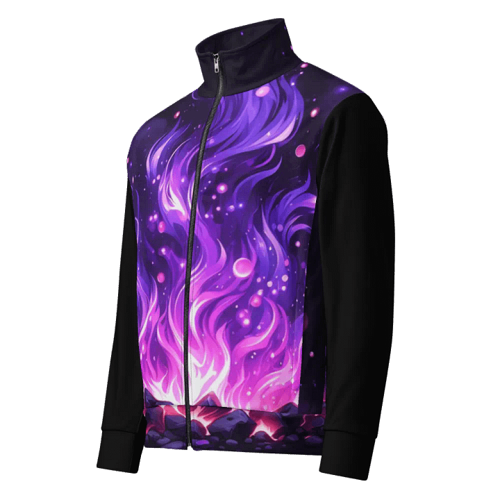 Mystical Flames Recycled Track Jacket | Ai Design product image (1)