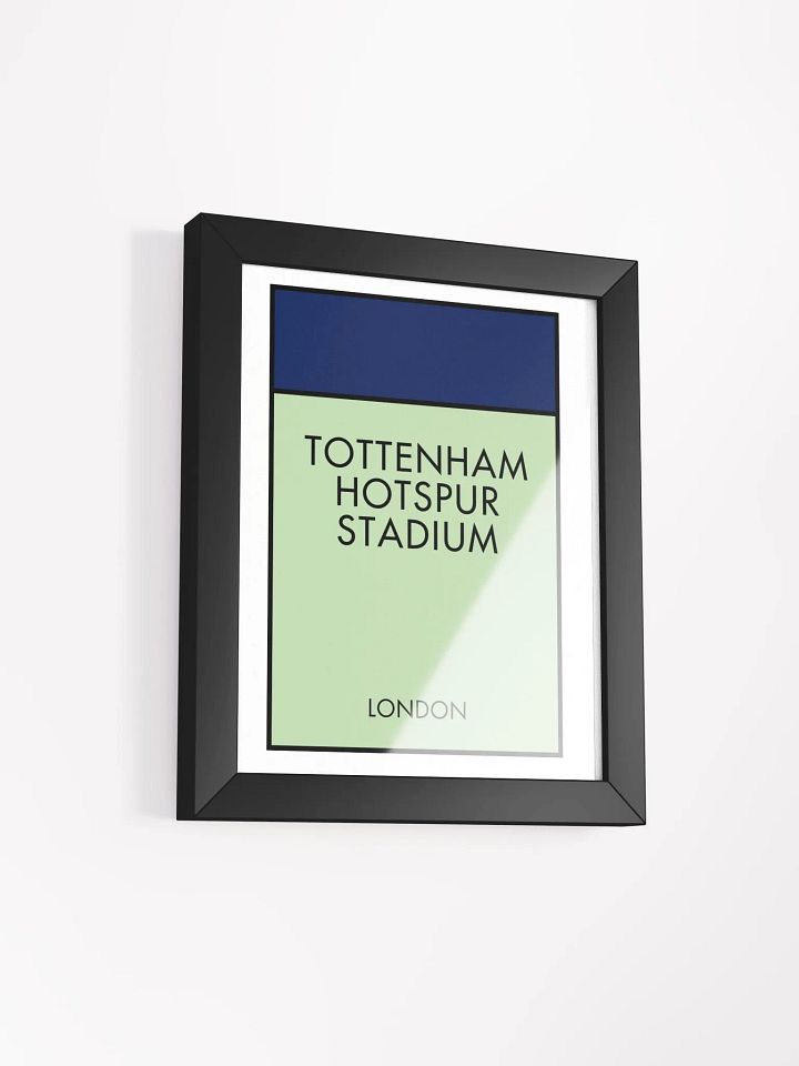 Tottenham Hotspur Stadium London Monopoly Title Art Framed Print product image (2)