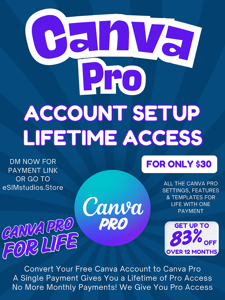 Canva Pro Lifetime Access product image (1)