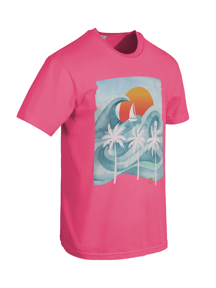 Retro Sail Away Tee | Vintage Sunsets, Surf & Palm Vibes product image (39)