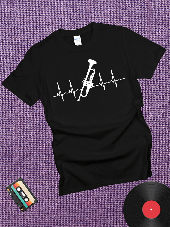 Trumpet Player Heartbeat T-Shirt product image (1)