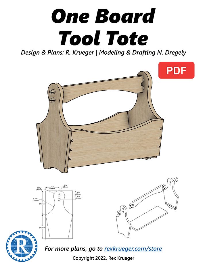 Plans: One Board Tool Tote product image (1)
