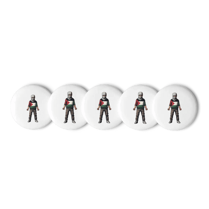 Set of Pin Buttons | AI Design FREE PALESTINA product image (1)