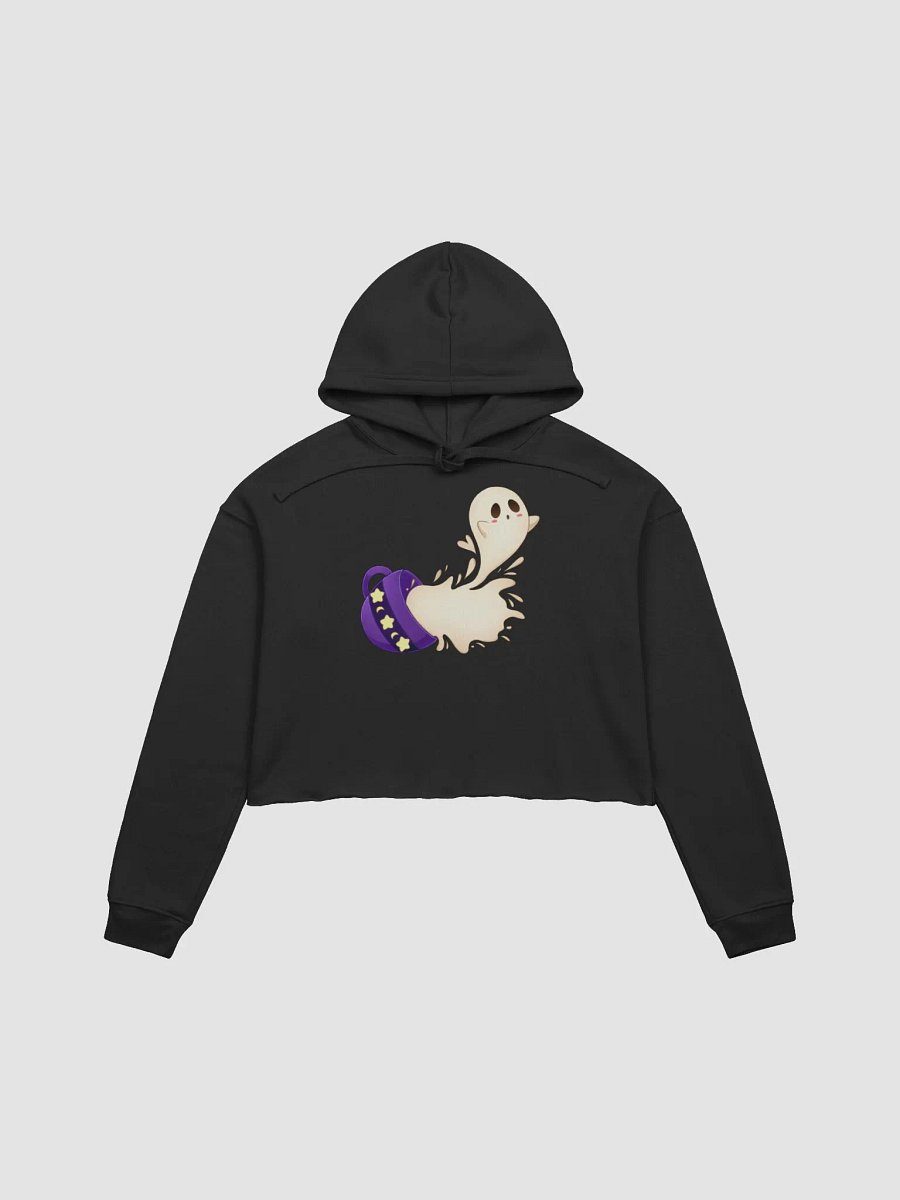 Coffee Ghost Crop Hoodie - Colored product image (2)