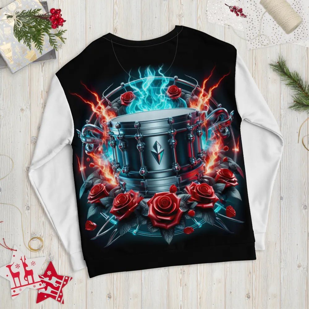 Floral Drumbeat - Unisex Sweatshirt #5 product image (9)