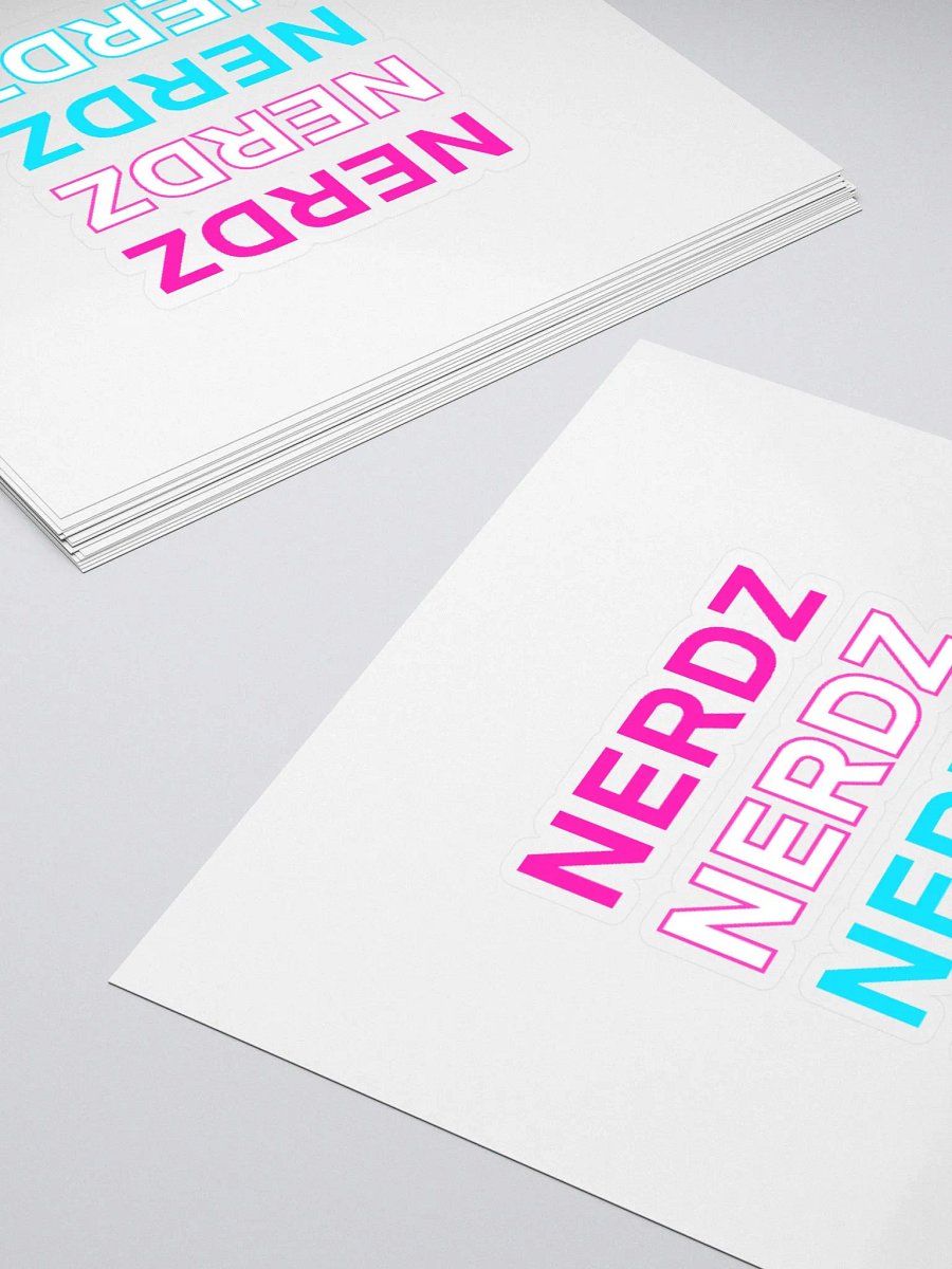 Nerdz Typography - Sticker product image (11)